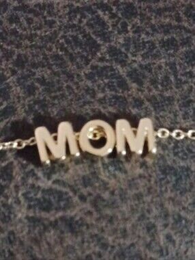 4/$80 New Delicate MOM Pendant Necklace in Gold